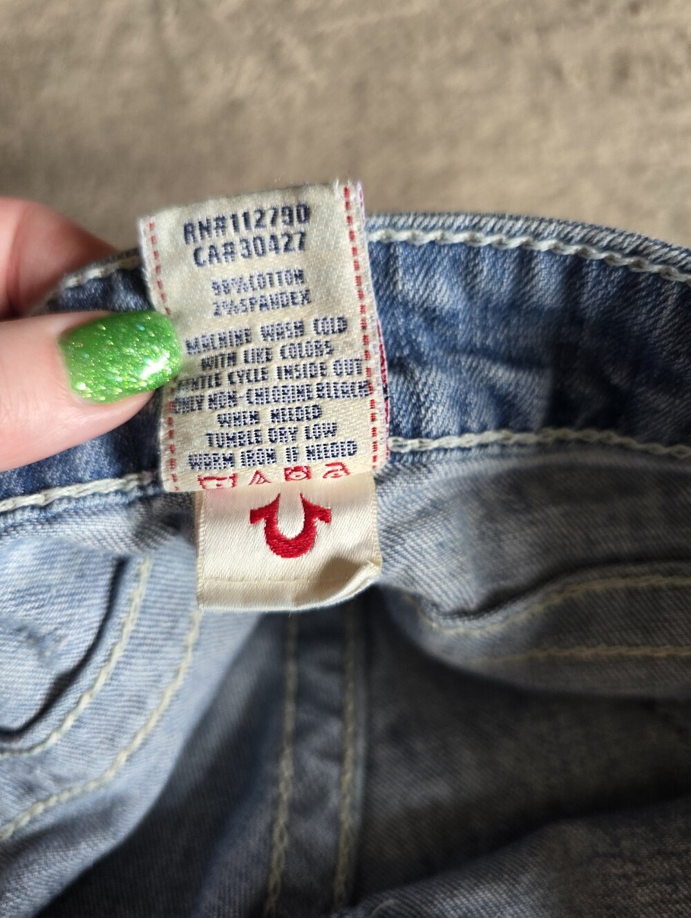 True Religion Hi-Rise Boot Jeans Size 30 - Picture 12 of 13